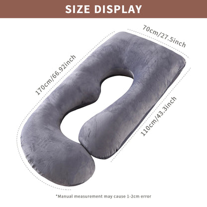 Pregnancy Pillows for Sleeping, G Shaped Full Body Maternity Pillow with Removable Cover - Support Pregnancy Pillow for Women