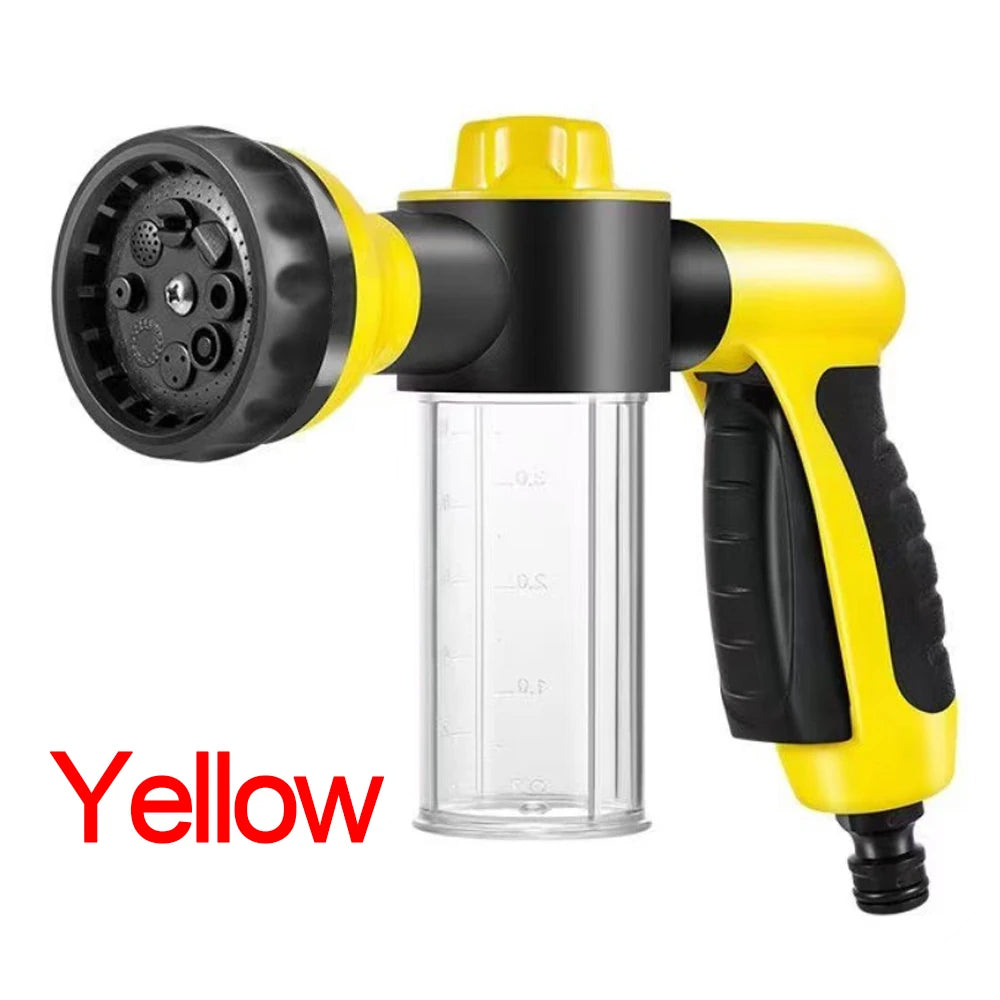 Dog Shower Sprayer 8 in 1 Pet Bath Cleaning Cat Dog Shower Gun High-pressure Hose Nozzle Foam Garden Car Animal Dog Wash Tool