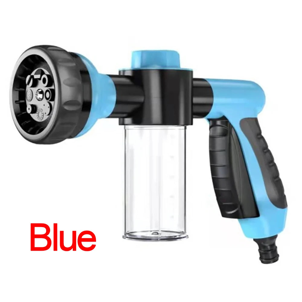Dog Shower Sprayer 8 in 1 Pet Bath Cleaning Cat Dog Shower Gun High-pressure Hose Nozzle Foam Garden Car Animal Dog Wash Tool